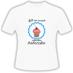 KOSZULKA BIAŁA z własnym zdjęciem, napisem NADRUK Z DWÓCH STRON